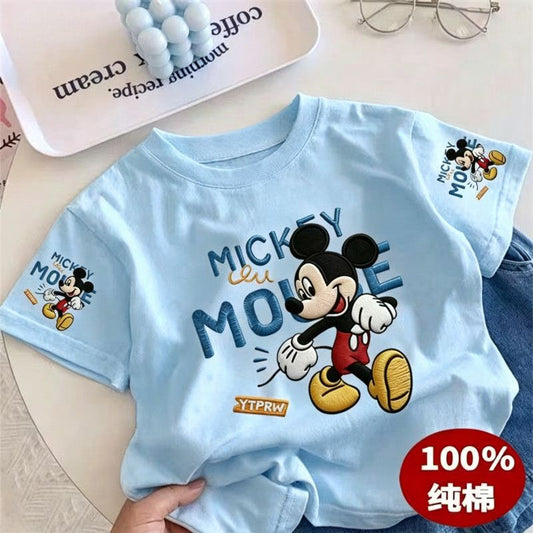 Mickey Mouse Boys' Pure Cotton Short Sleeve T-Shirt - PRE-ORDER
