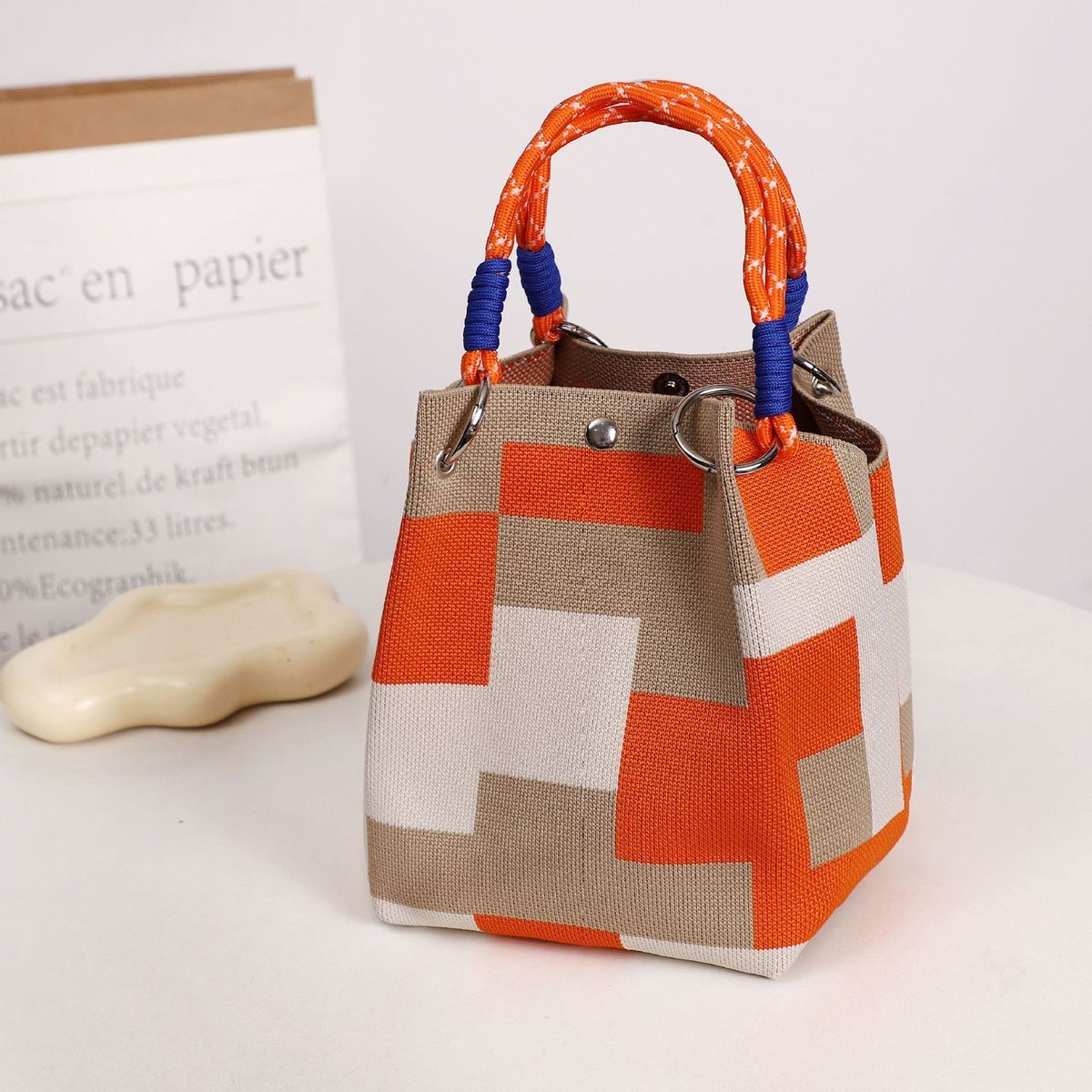 Mini Knitted Tote bag for Women - PRE-ORDER