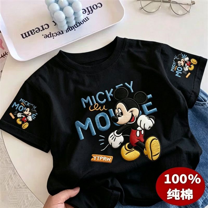 Mickey Mouse Boys' Pure Cotton Short Sleeve T-Shirt - PRE-ORDER