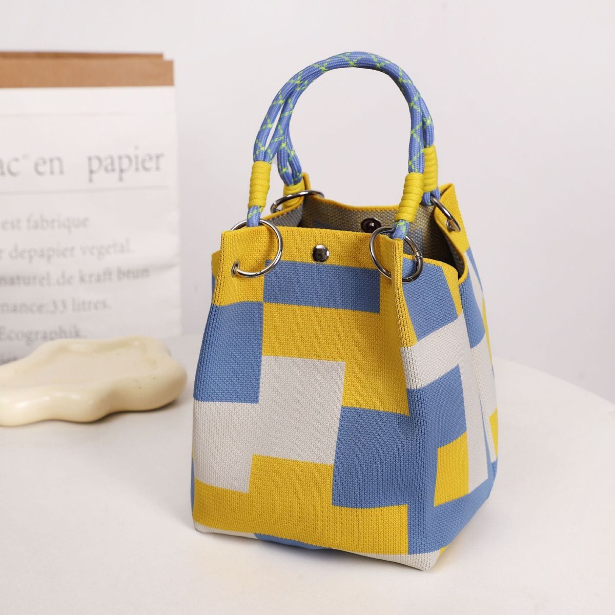 Mini Knitted Tote bag for Women - PRE-ORDER
