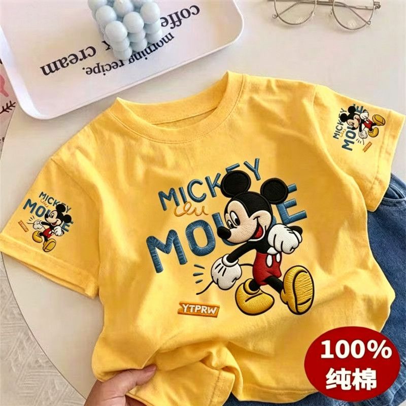 Mickey Mouse Boys' Pure Cotton Short Sleeve T-Shirt - PRE-ORDER